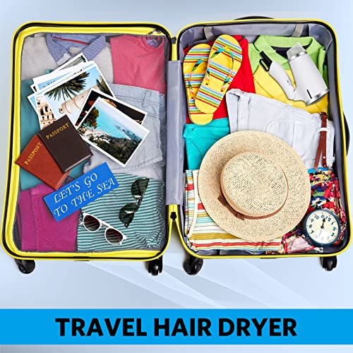 Compact Travel Blow Dryer Mini Hair Dryer Worldwide Travel Hair Dryer With Folding Handle Foldable Blow Dryer With Nagative Ionic #TOP6