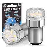 NOVSIGHT 1157 7528 LED Bulbs White, 300% Extremely Bright Brake Lights Bulb BAY15D 2357, Safer...