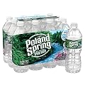 Poland Spring Brand 100% Natural Spring Water, plastic bottles,16.9 Fl Oz (Pack of 12)