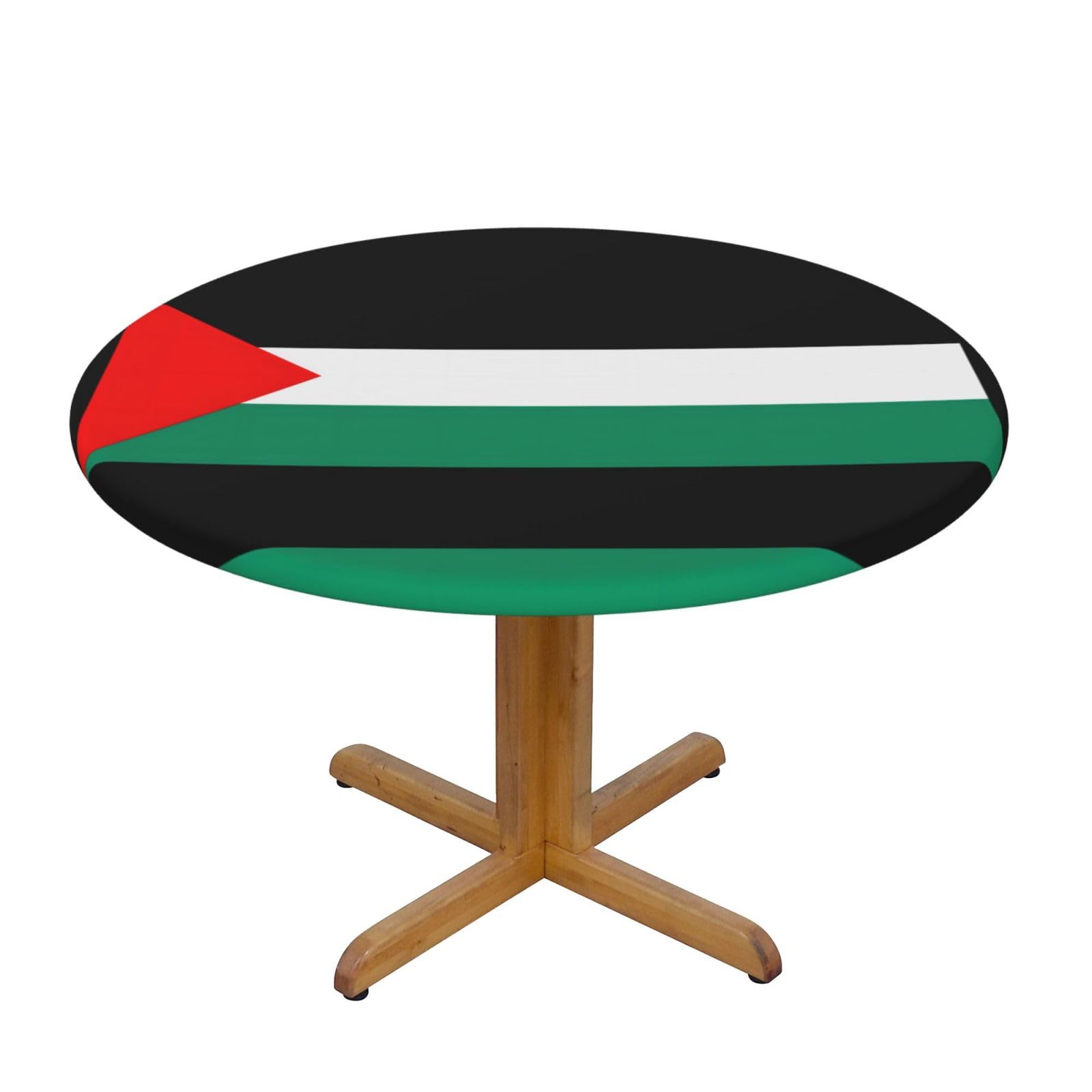 Palestine Flag Print Oxford Wipeable Tablecloth Oil-Resistant Outdoor Table Cover Reusable Birthday Table Protector