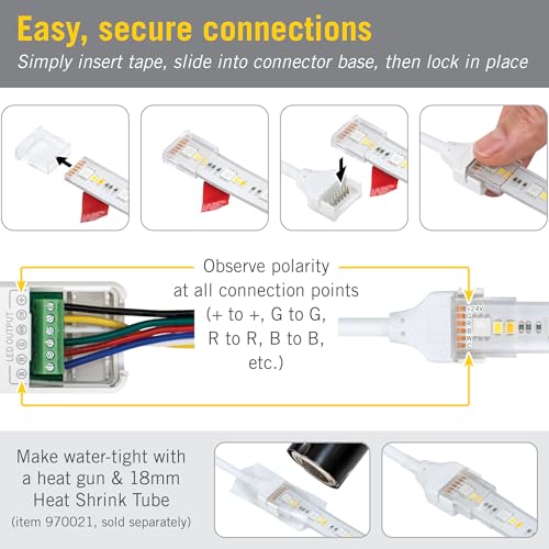 Conectores para tira LED Armacost Lighting 6 Pin 2 unidades miniatura 3