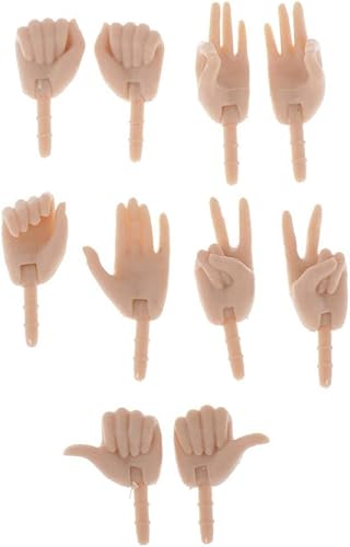 Miniatura 4 de harayaa Modelo de manos móviles de 16 muñecas para muñecas de bricolaje