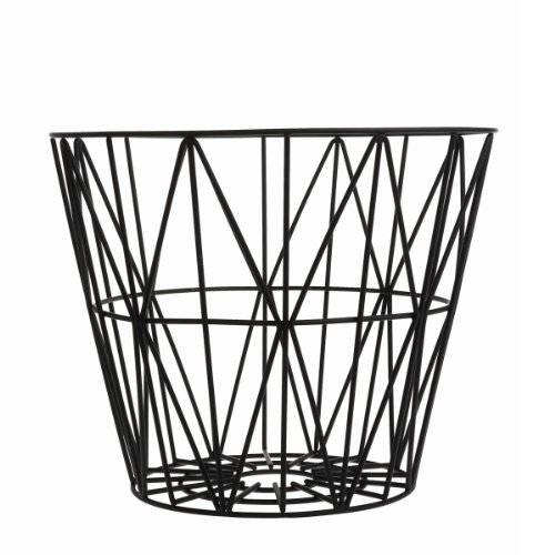Preisvergleich Produktbild Ferm Living - Wire Basket Large, schwarz