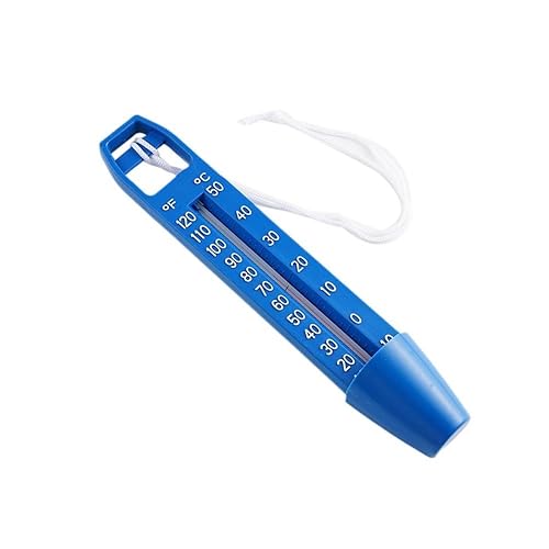 Miniatura 2 de Termómetro flotante para piscina, termómetro de piscina con pantalla grande de lectura EZ, para estanque, spa, bañera de hidromasaje, piscina