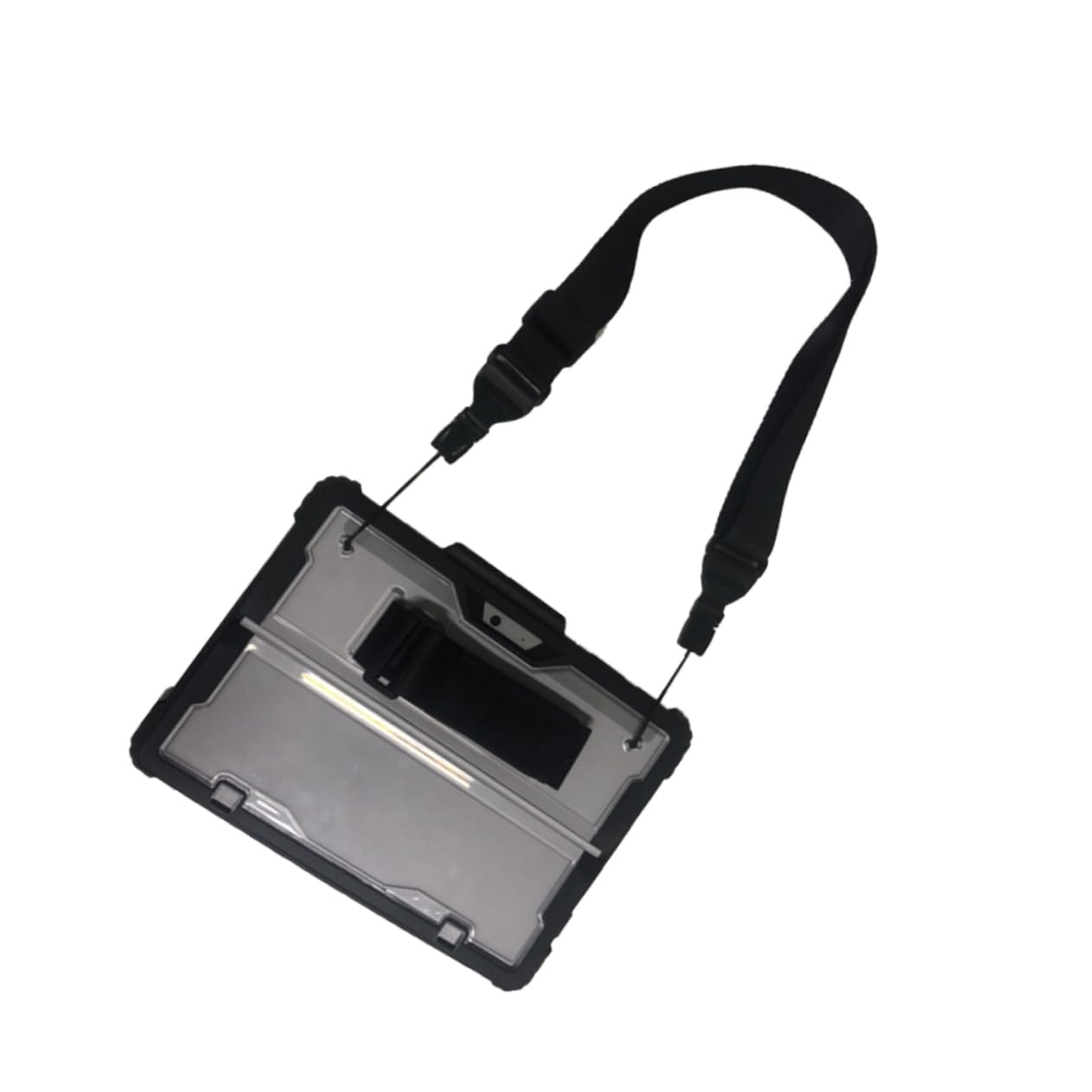 jojofuny Custodia Protettiva Per Tablet Tracolla Cover in Plastica Per Tablet Protezione Anti-caduta Trasparente Supporto Per Penna Incluso