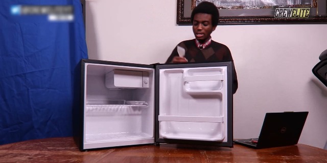 Watch 1.7 Cubic FT. Mini Fridge With Freezer | Full Review on