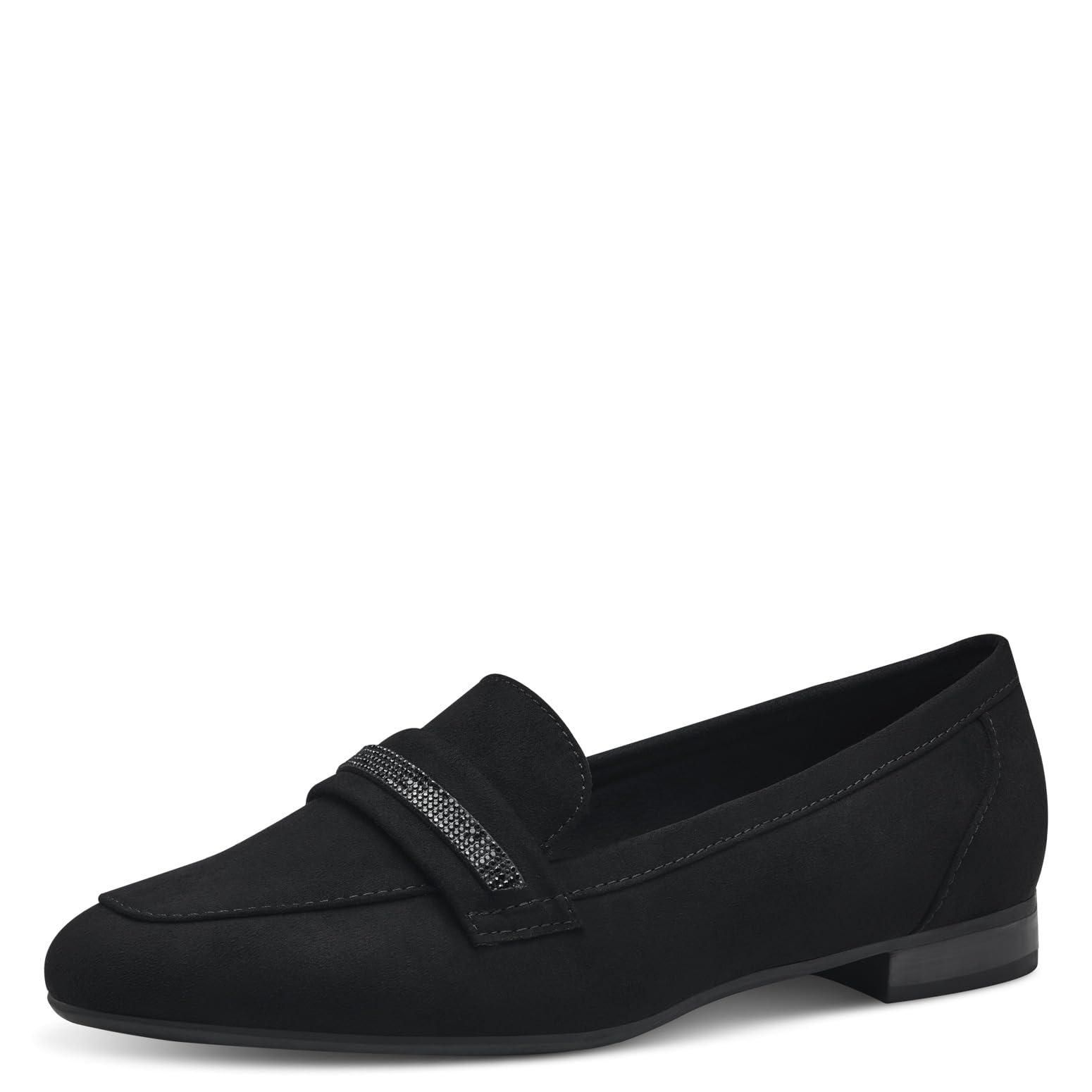 MARCO TOZZI Women's 2-24211-42 Loafers, Black, 5