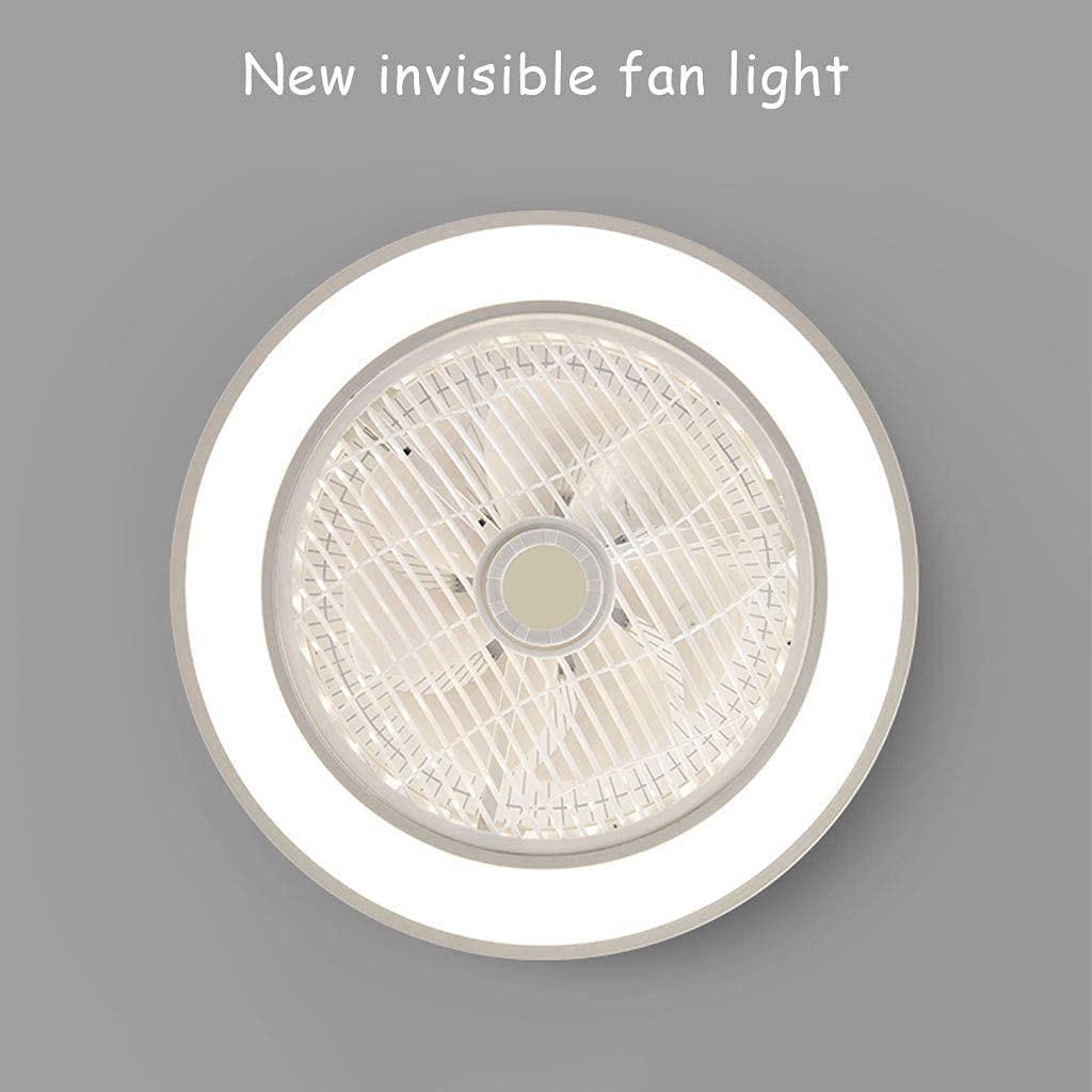 Lampadari plafoniera Ventilatore da soffitto con Illuminazione 96W 3 velocità Telecomando Silenzioso LED dimmerabile plafoniera Camera da Letto Soggiorno può temporizzazione ventil