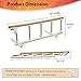 Mybow Bed Rail Side Guard Rails for Elderly Adults Safety Railing Collapsible Transfer Support Bedrail Prevent Falling Medical Bedside Assist Handle for Twin King Queen Full Platform Bed