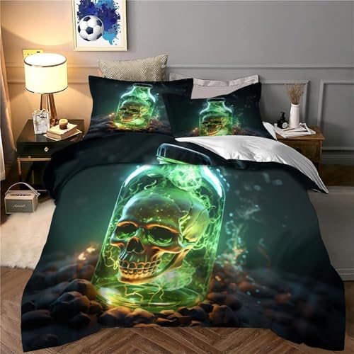 Parure de lit fermeture éclair ultra douce avec housse de couette microfibre king