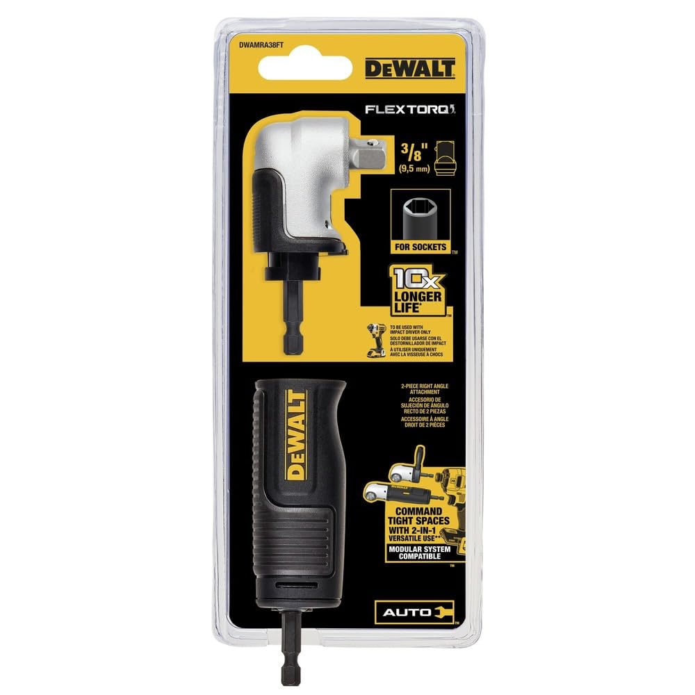 DEWALT FLEXTORQ Right Angle Drive - Maximize Access -4 DEWALT FLEXTORQ Right Angle Drive - Maximize Access -4