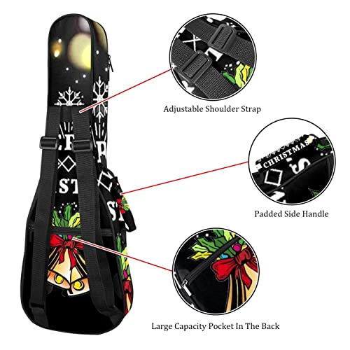 Housse de transport pour ukulélé ténor soprano – 58,4 cm – 10 mm d’épaisseur – Rembourrée – Sangles réglables - Les Beatles, Paul McCartney, John Lennon, RIngo Starr, George Harrison Housse de transport pour ukulélé ténor soprano - 58,4 cm - 10 mm d'épaisseur - Rembourrée - Sangles réglables – Image 4