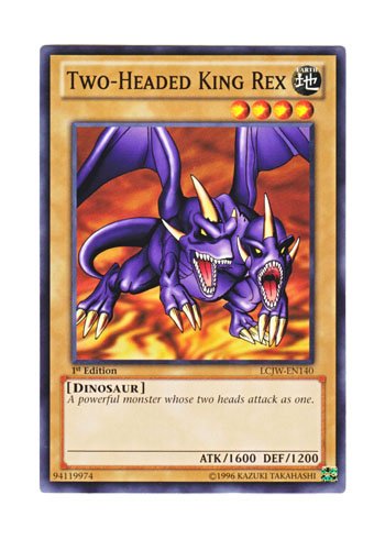 Amazon.co.jp: 遊戯王 英語版 LCJW-EN140 Two-Headed King Rex 二頭を