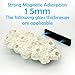 KFPSHLQE Magnetic Coral Frag Rack,Frag Racks for Reef Tank,Magnetic Reef Coral Frag Rack Floating Rock,Rock for Saltwater Aquariums,Fish Tank Decorations,Strong Magnets for 1/2