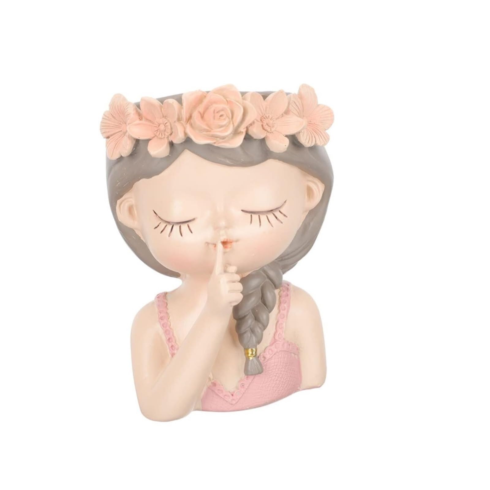MDNIPQBAM natural Fairy Resin Small Flower Pot Balcony Gardening Mini Landscape Succulent Pot for garden