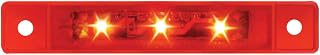 GG Grand General 76282 3.5 Inches Ultra Thin Red/Red 3 LED Marker Light