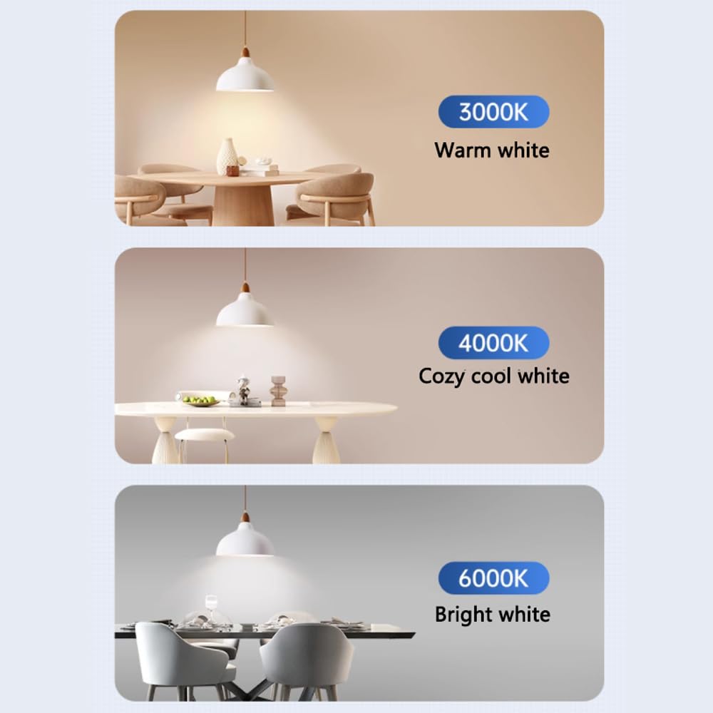 Paquete de 2/10 Bombillas de Rosca E27, Blanco cálido 3000 K, sin Ruido, Bombillas LED E27, Bombilla de Ahorro de energía de 24 W (Equivalente a 120 W), Bombilla LED no Regulable sin Parpadeo