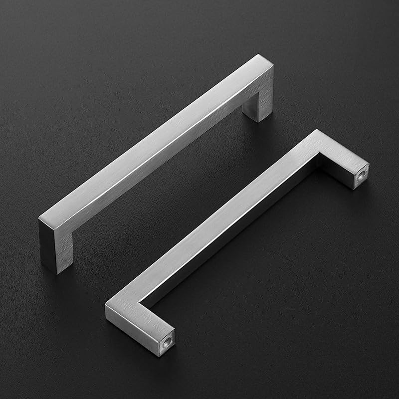 Ravinte Pack of 30 Cabinet Handles, 160 mm, Furniture Handles, Silver Handles for Kitchen Cabinets Cabinet Handles - Image 2