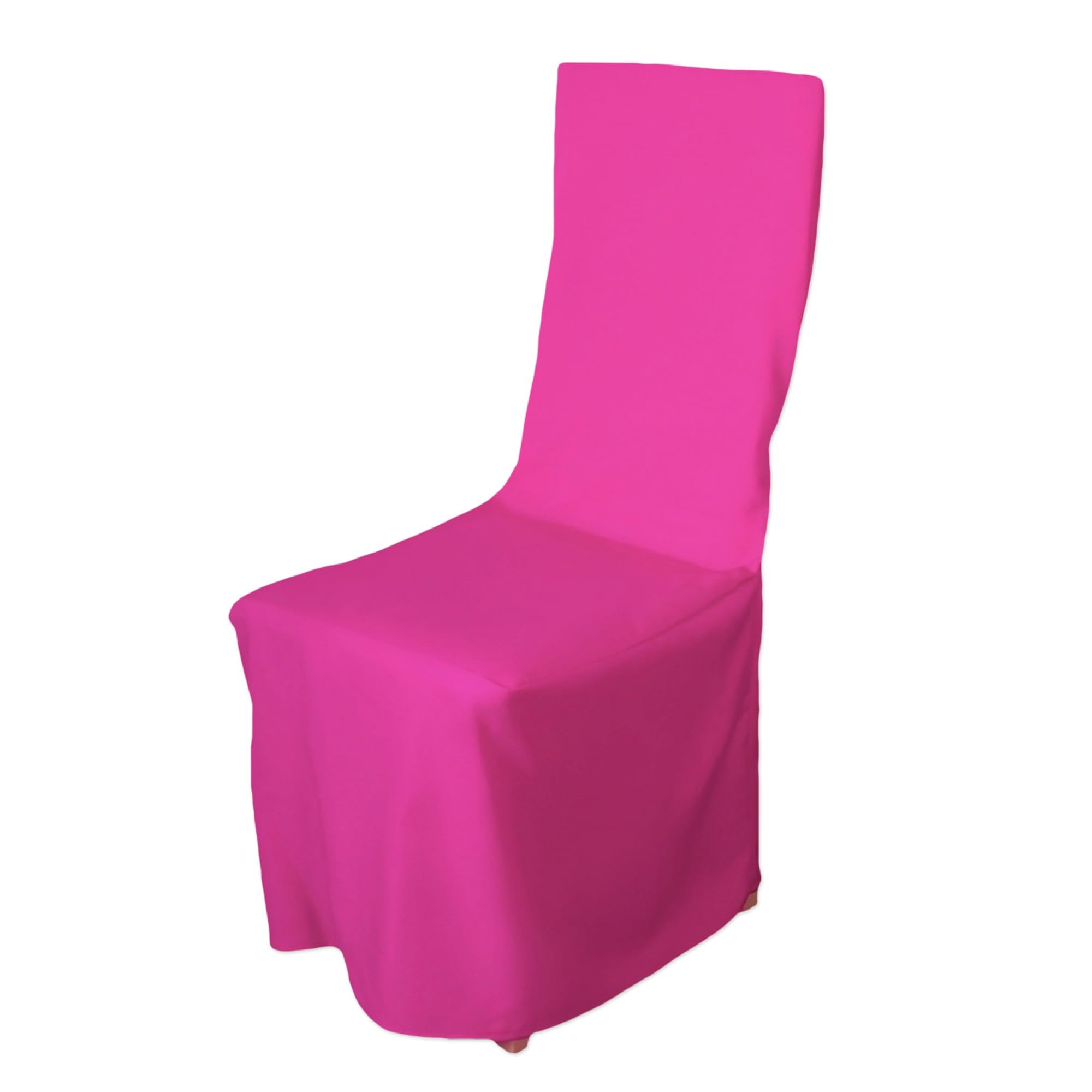 Stuhlhussen mit Schleife, Universal-Sitzbezüge zum Schonen von Stühlen für Wohnzimmer, Esszimmer oder Küche, Perfekt für Anlässe Aller Art, Purpur, 6 Stück