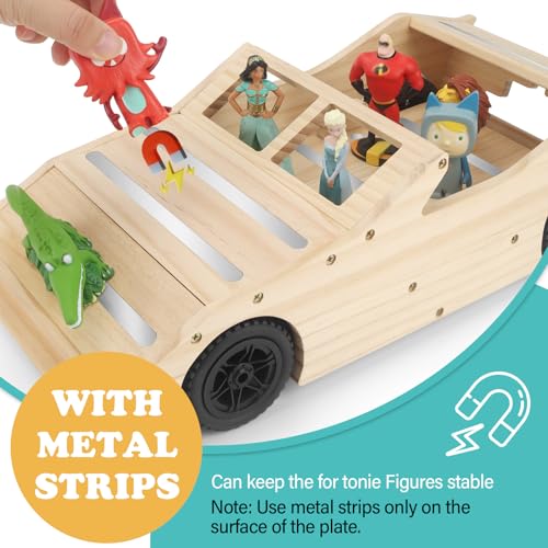 Image of Sports Car for Tonies Box Organizer Shelf Storage, for Tonie Shelf Magnetic, Compatible with Toniebox 1 /2 Player Tonies Figures Characters for Children, Display Collection 10~20 Characters