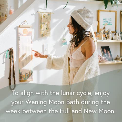 Moon Bath Botanical Bath Tea | Waning Moon Herbal Ayurvedic Bath Tea Soak for Detox & Release w/Peppermint, Rosemary & Helichrysum for 2 Baths & Organic Body Care for Lunar Alignment | Made in USA - Image 6