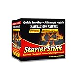 Pine Mountain StarterStikk 100% Natural Fatwood Firestarting Sticks, 5 Pound Natural Firestarting Wood Sticks for Campfire, Fireplace, Wood Stove, Fire Pit, Indoor and Outdoor Use