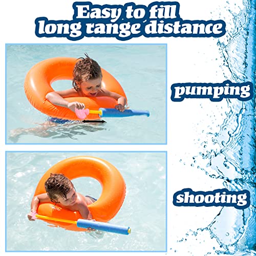 Foam Water Shooter,8 Pack Water Gun Blaster,Water Gun Pool Toys For Swimming Pool Beach Summer Water Fighting Game #TOP2