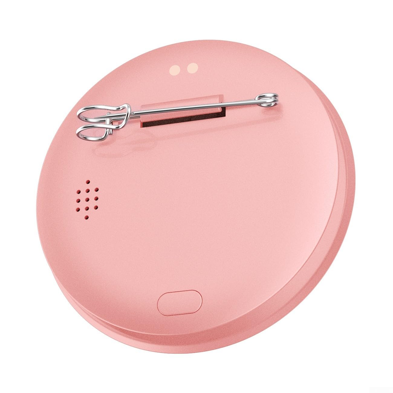 RiseNova Smart Electronic Badge with 1.85-Inch HD Display for Image GIF Video Sharing, APP Connected Anime Peripheral Bar Accessory, Always-On Mode Black(Pink)