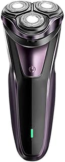 Electric razor men's rotary razor cordless rechargeable razor men's near cut dry and wet razor with pop-up trimmer rechargeable 3D rotary men's electric razor waterproof