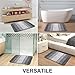OLANLY Bathroom Rugs Mat 30x20, Extra Soft Absorbent Microfiber Bath Rugs, Rubber Backing, Quick Dry, Machine Washable Bath Mats for Bathroom Floor, Tub and Shower, Home Decor Accessories, Grey
