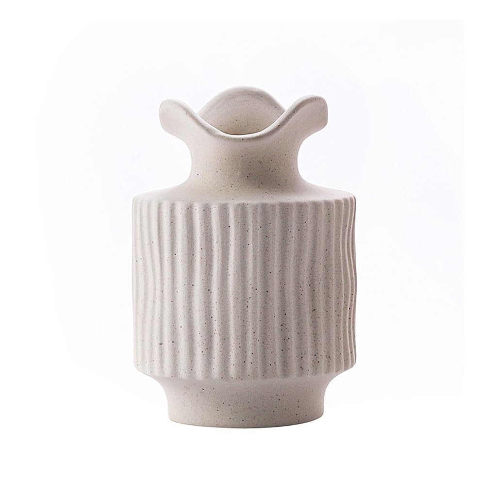 Gfhtrely A Vase Nordic Ceramic Vase Simple Home Living Room Desktop Ornaments Creative Flower Rrangement Flower Vases