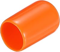 Vista 47 de uxcell 200 tapas de goma de 0.051 in (1/16") de vinilo redondo de vinilo para pernos de tubo, protectores de rosca de tornillo, color negro