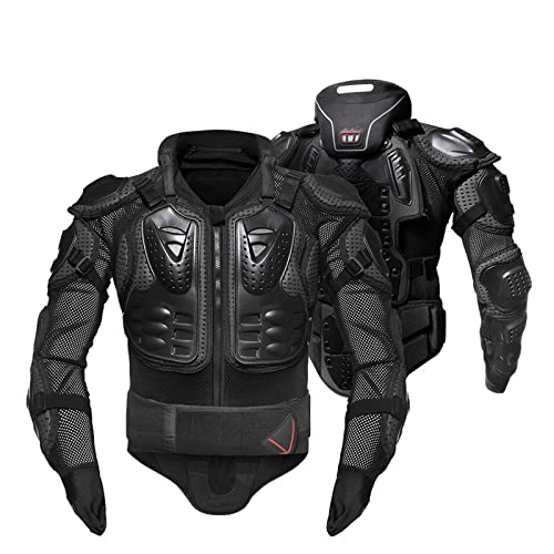 Veste de protection moto homme pour motocross et racing noir