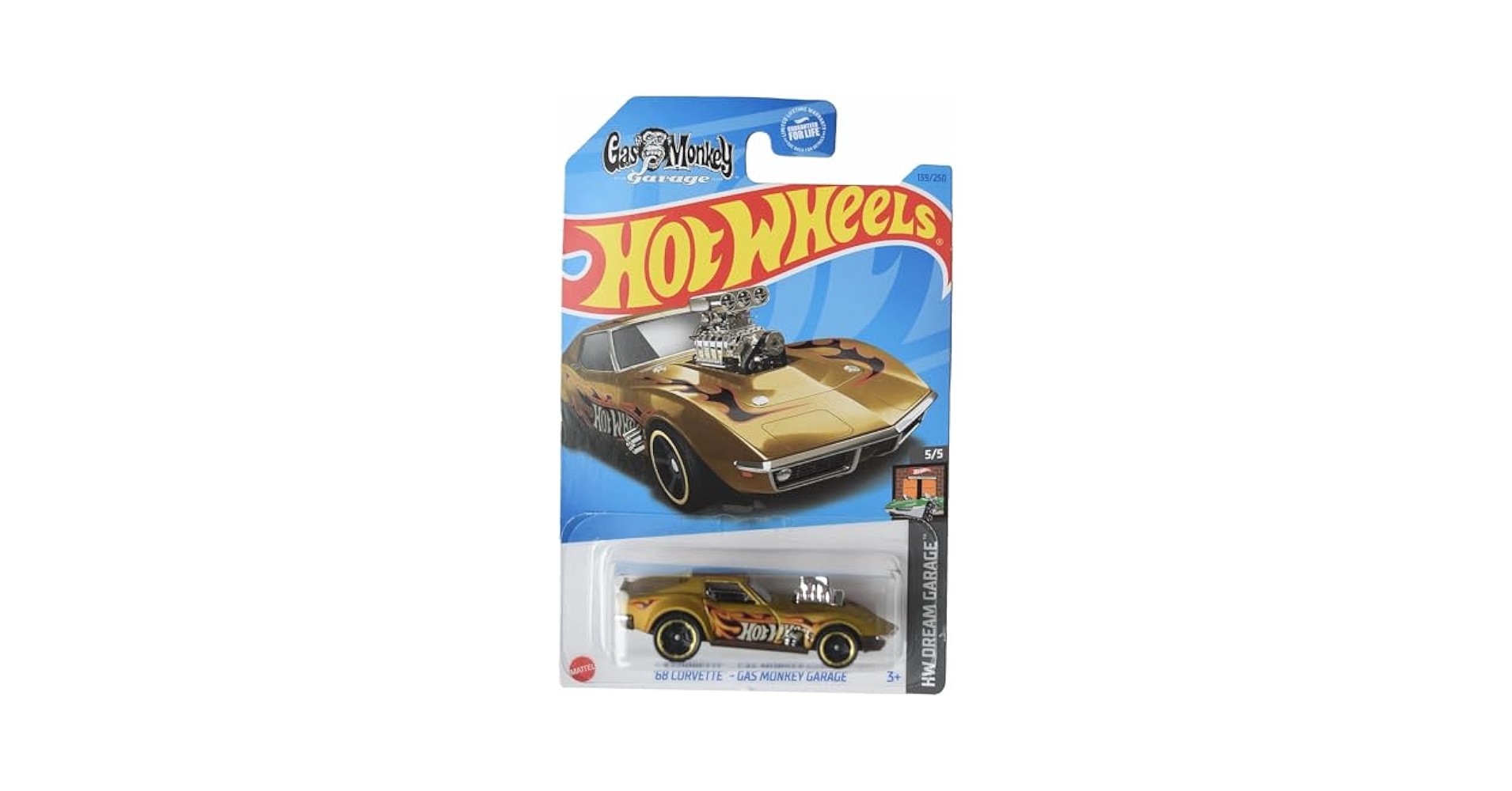 ホットウィール '68 シェビー コルベット ガスモンキーガレージ Amazon.com: Hot Wheels '68 Corvette Gas Monkey Garage, HW