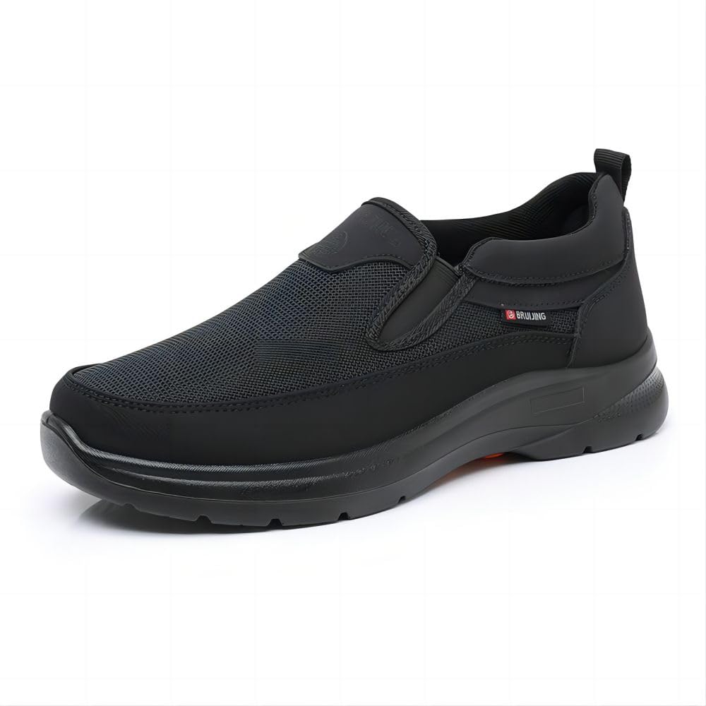 Sneakers Ortopediche da Uomo Senza Lacci Leggere Comode Traspiranti Mocassini Extra Larghi da Esterno Scarpe
