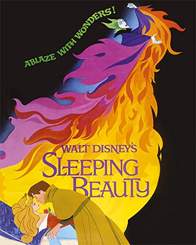 Sleeping Beauty Ablaze 40 x 50cm Canvas Prints, Polyester, Multi-Colour, 40x50x3.2 cm