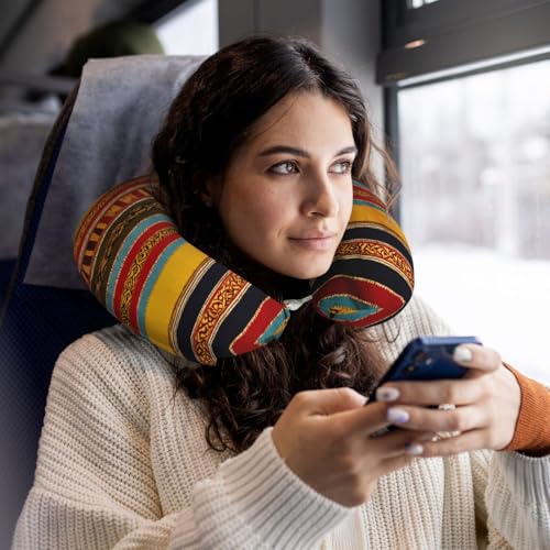 Almohada de Viaje de Espuma Viscoelástica Negra U miniatura 6