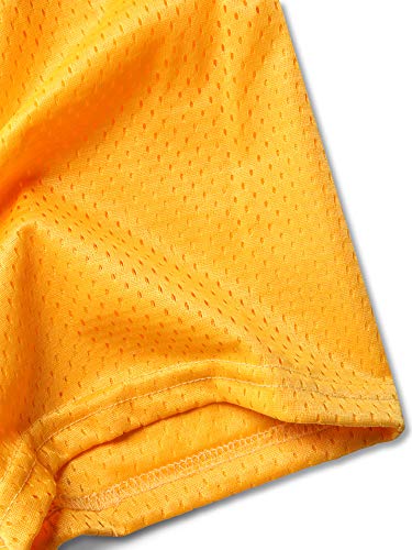 Hat and Beyond Mens Lightweight Basic Mesh Solid Basketball Jersey Workout Fitness Gym Shorts3