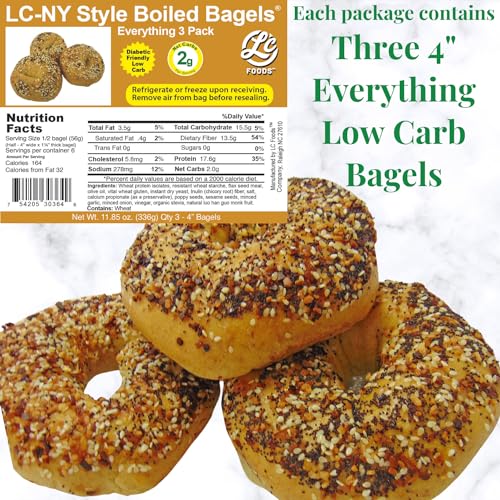 Lc Foods Low Carb Ny Style Everything Bagels thumb #2