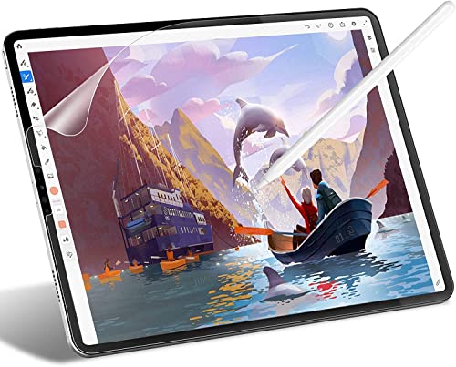 Image of OJOS Paper Feel Screen Protector Compatible with iPad Pro 11 2022 2021 2020 2018, Anti-Glare