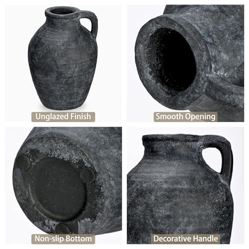 Vase céramique rustique avec poignées la solution pour une déco bohème réussie - 5