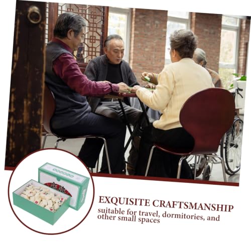 Set Mini Portátil de Mahjong con Estuche Compacto miniatura 3