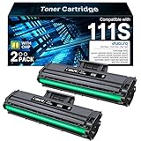 MLT-D111S Toner Cartridge for Samsung MLT-D111S D111S 111L MLT-D111L to use with Samsung Xpress M2070 M2020W M2070FW M2022 M2070W M2020 M2022W M2026W M2070F M2071 M2071W Printers (2 Black)