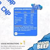 CNP Professional Loaded Beef, Clear Beef Protein Powder, 23g Clear Collagen Protein, Keto Friendly, Virtually Sugar & Fat Free, 60 Servings 6 Great Tasting Flavours (1.8kg, Blue Razz) - Image 4