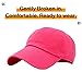 KB-LOW HPK Classic Cotton Dad Hat Adjustable Plain Cap. Polo Style Low Profile (Unstructured) (Classic) Hot Pink Adjustable