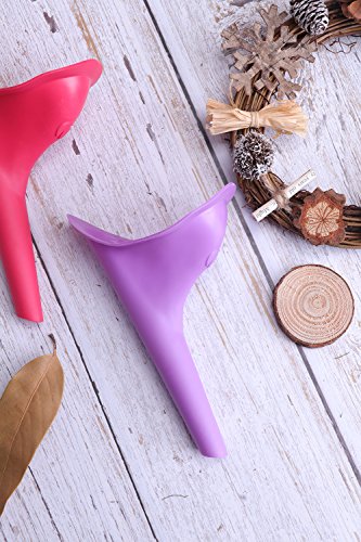 Portable Camping Travel Toilet Women Urinal Funnel Device (Purple) #TOP5