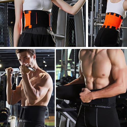 Faja abdominal ajustable unisex transpirable miniatura 6