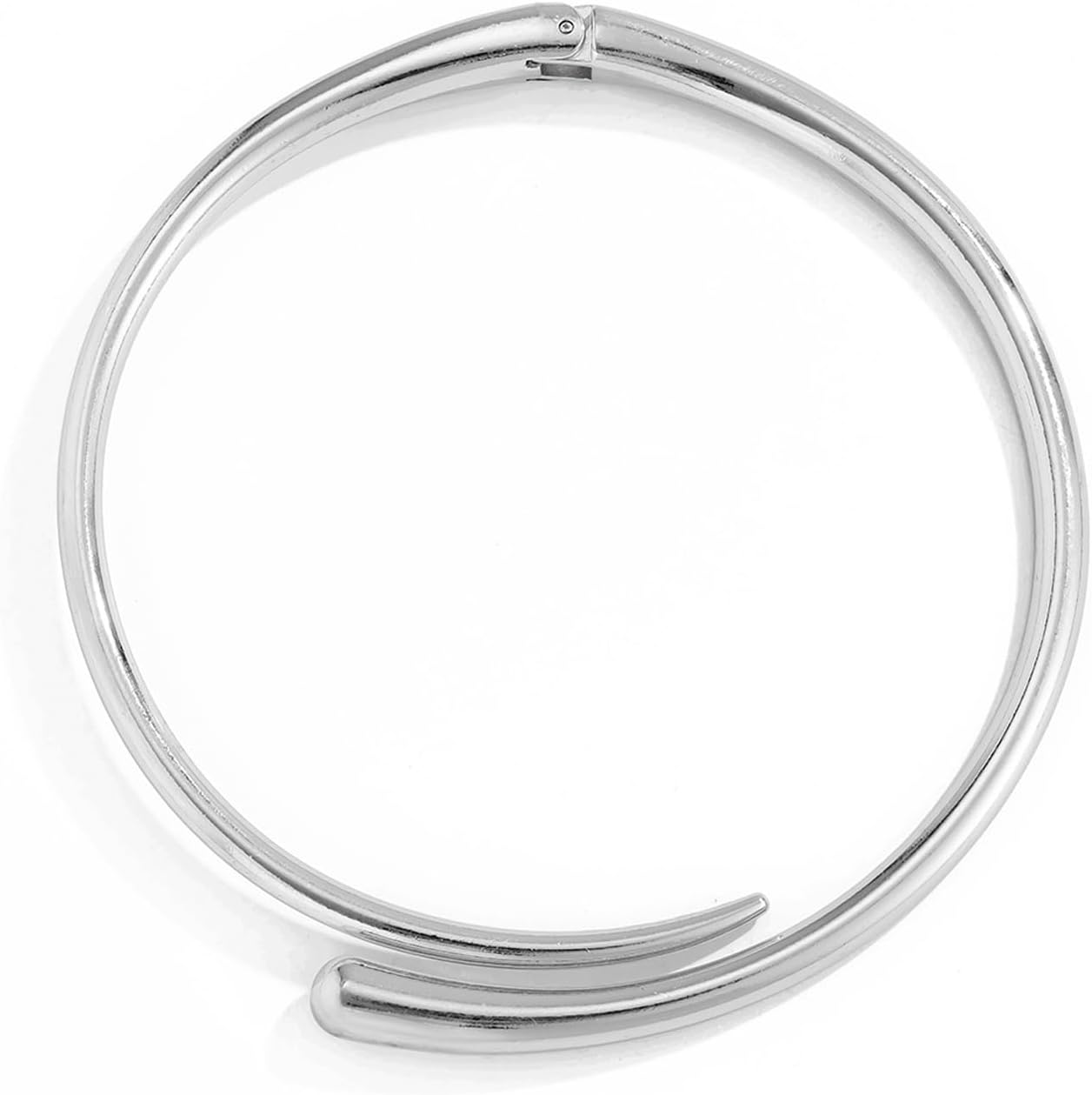 Simple Metal Collar Necklace Round Open Cuff Necklace Summer Clavicle Chain Jewelry Festival Statement Collar Choker Necklace for Women - Image 6