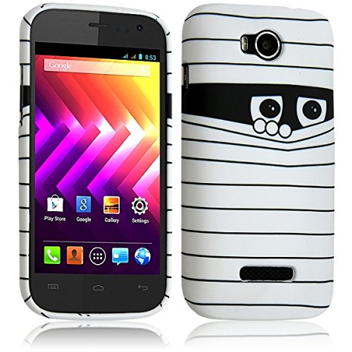 KARYLAX Seluxion - Housse Etui Coque Semi Rigide pour Wiko Iggy avec Motif SC04 + Film de Protection