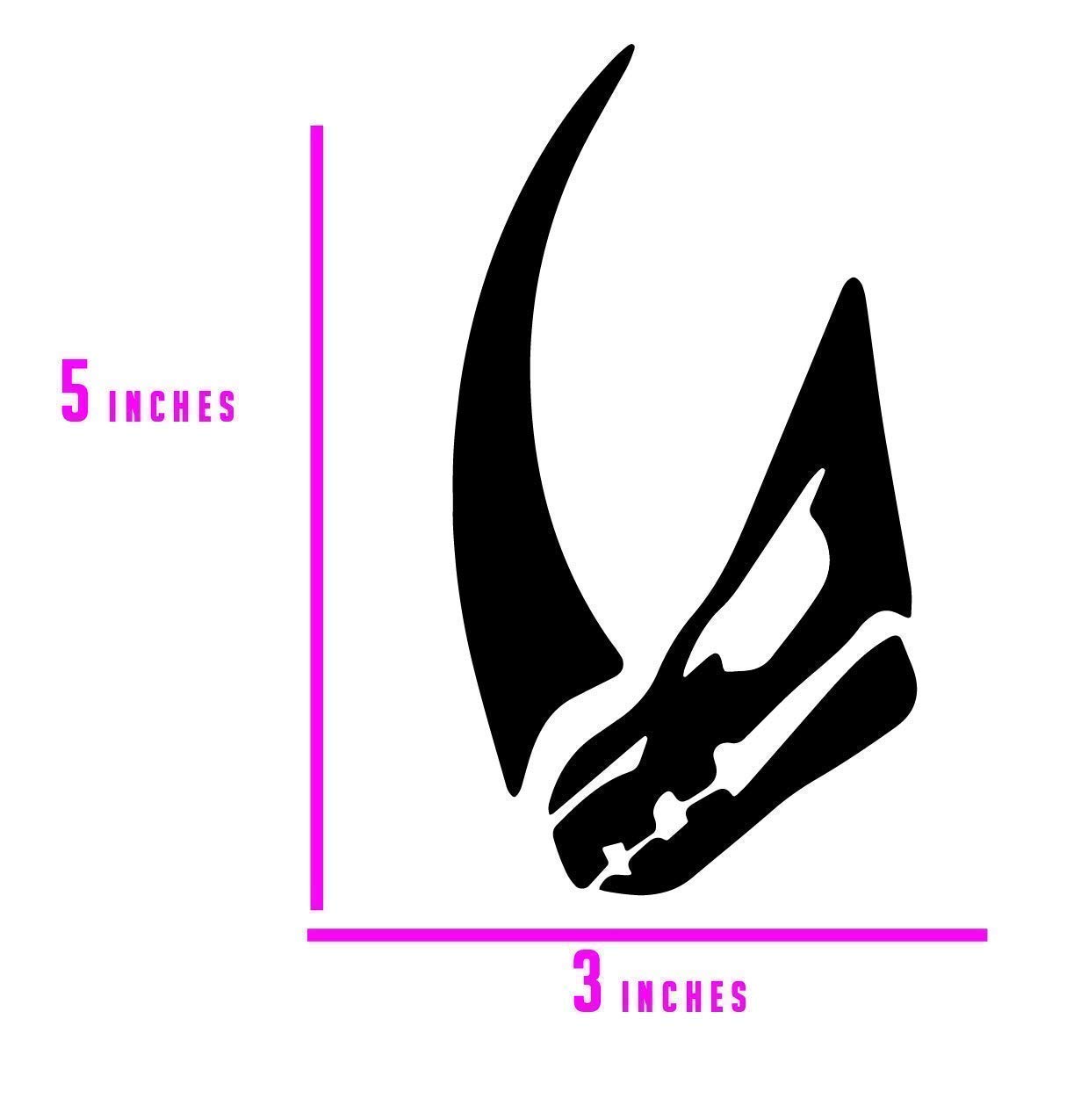 Bounty Hunter Star Mandalorian Mudhorn Mud Horn Signet Silver Vinyl Decal bumper Sticker